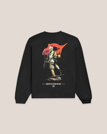 Lagur me lot e djegur me flage! Sweatshirt