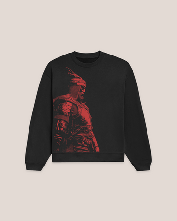 Red Silhouette of Skanderbeg sweatshirt