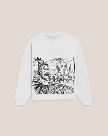 Skenderbeu White Sweatshirt