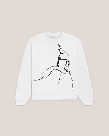 Skenderbeu White Sweatshirt