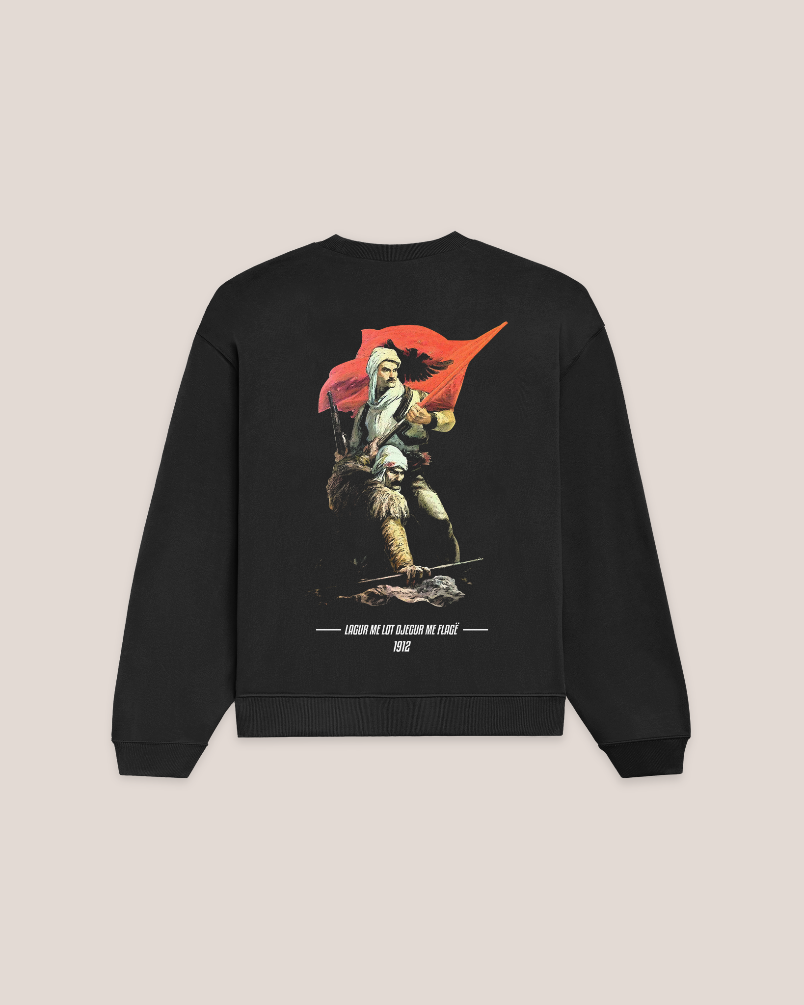 Lagur me lot e djegur me flage! Sweatshirt
