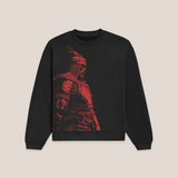 Red Silhouette of Skanderbeg sweatshirt