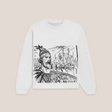 Skenderbeu White Sweatshirt