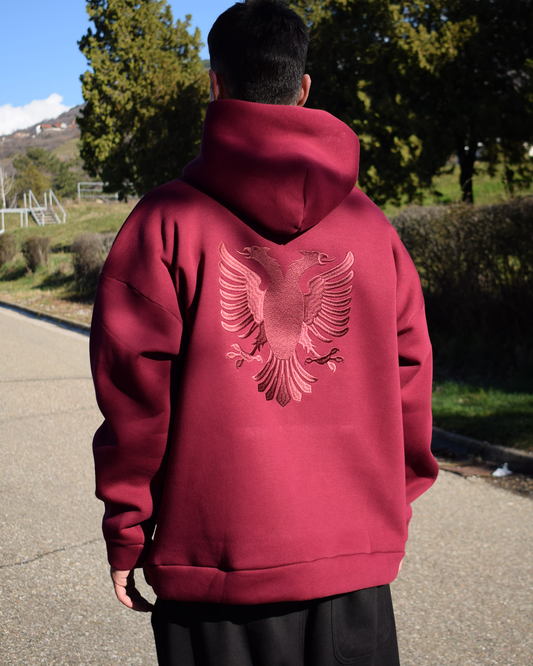 Shqiponja e qendisur hoodie