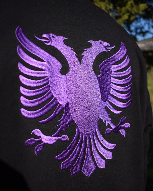 Shqiponja e qendisur half zipped