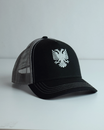 Shqiponja - Grey Embroidered Hat
