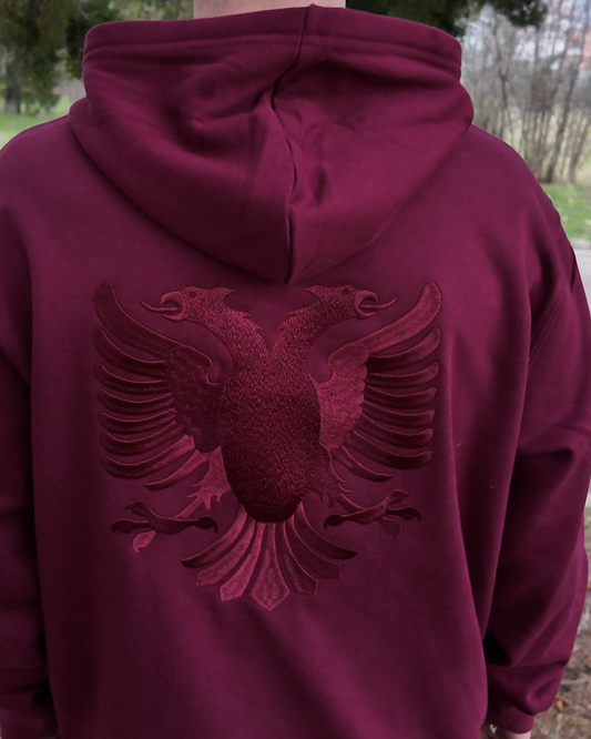 Shqiponja e qendisur - Hoodie