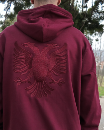 Shqiponja e qendisur - Hoodie