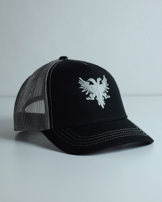 Shqiponja - Grey Embroidered Hat