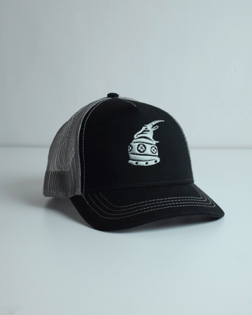 Perkrenarja e Skenderbeut - Grey Embroidered Hat