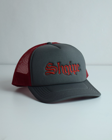 Shqipe - Grey Embroidered Hat
